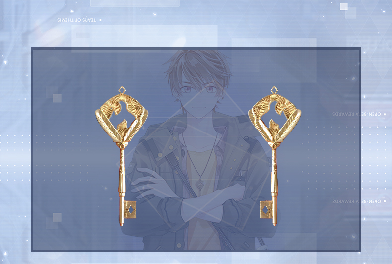 未定事件簿 未定事件簿周边cos陆景和左然夏彦小挂件钥匙项链徽章吊坠