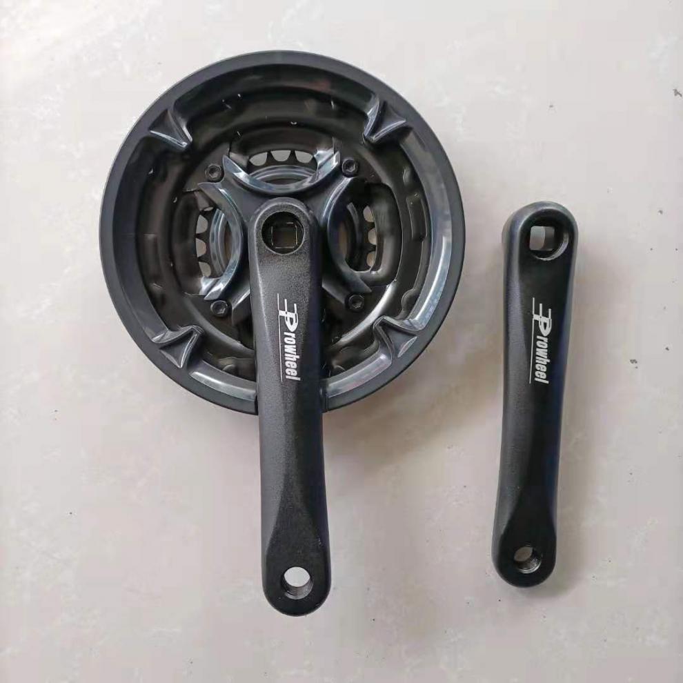 牙盘42 34 24齿21 24速齿盘罩轮盘山地车自行车方孔曲柄 170铁牙盘