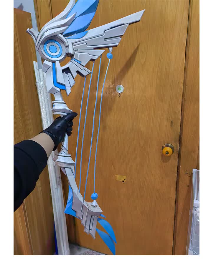 原神单手剑1:1可手持天空之剑纸模型cosplay周边道具diy手工 雾切之回