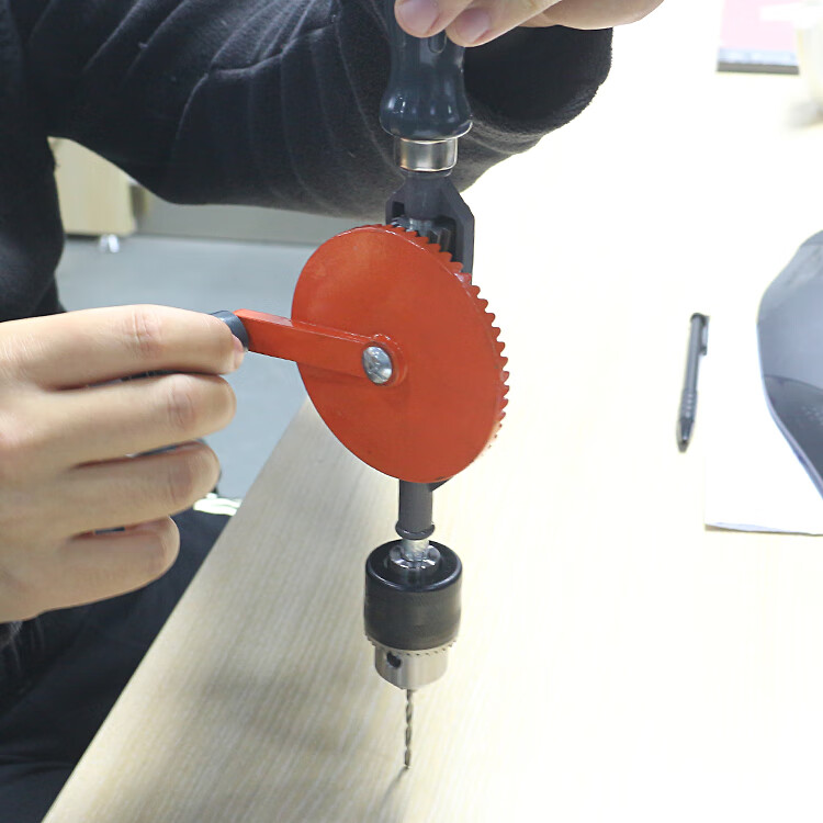 手摇钻 手工diy木工手动钻木匠打孔木艺钻孔器文玩开孔器工具 手工