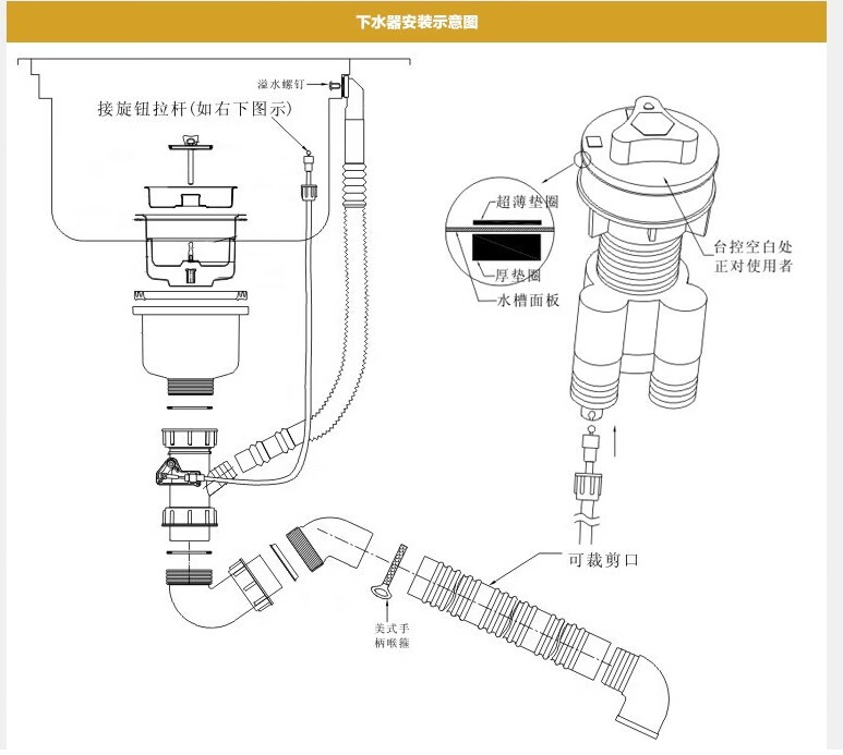 提拉下水器拉线安装图图片