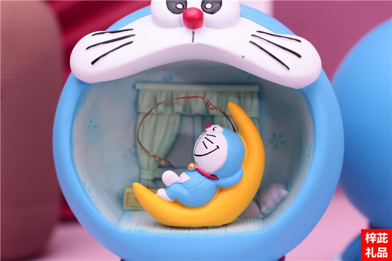 兄弟学生礼品浪漫创意可爱卧室哆啦a梦小夜灯ins月亮叮当猫单小夜灯