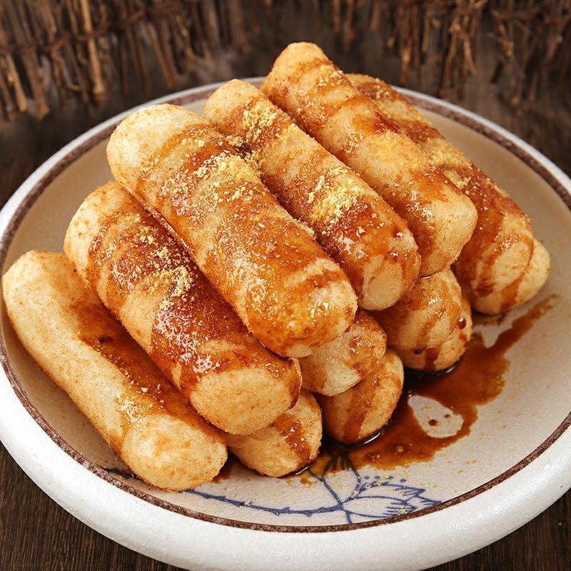 传统年糕糍粑手工糍粑即食半成品 红糖 手工 胖娃娃 香酥 黑糖【图片