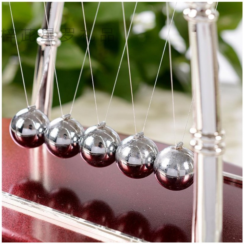 牛顿永动摆件创意牛顿摆球物理模型摆件撞击小球摇摆艺术品办公室装饰