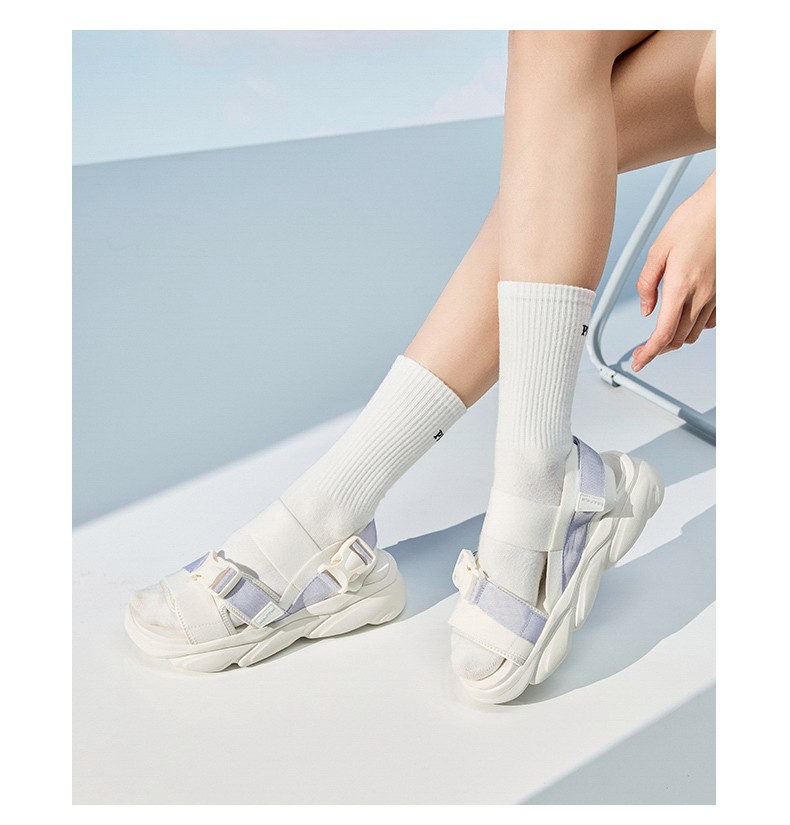 喵喵凉鞋安踏凉鞋女2022夏季新款休闲复古厚底户外沙滩鞋运动凉拖鞋女