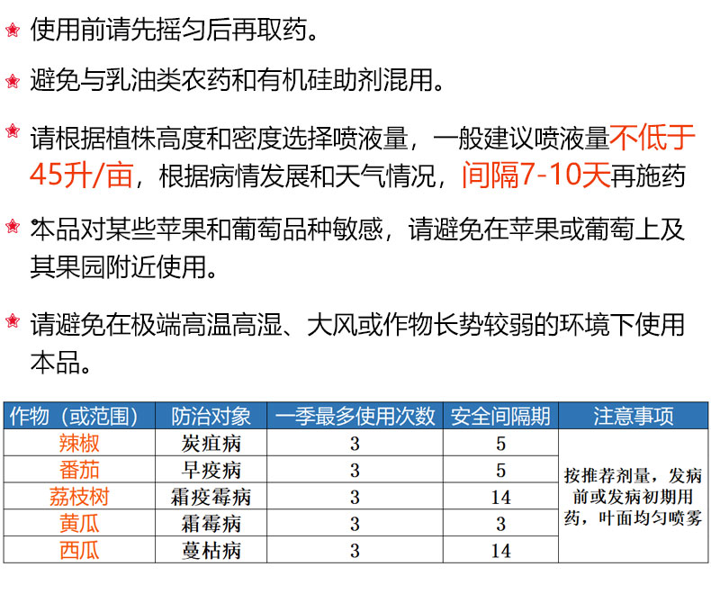 先正达 阿米多彩 西瓜葡萄芹菜疫病霜霉蔓枯病蔬菜果树农药剂 500ml