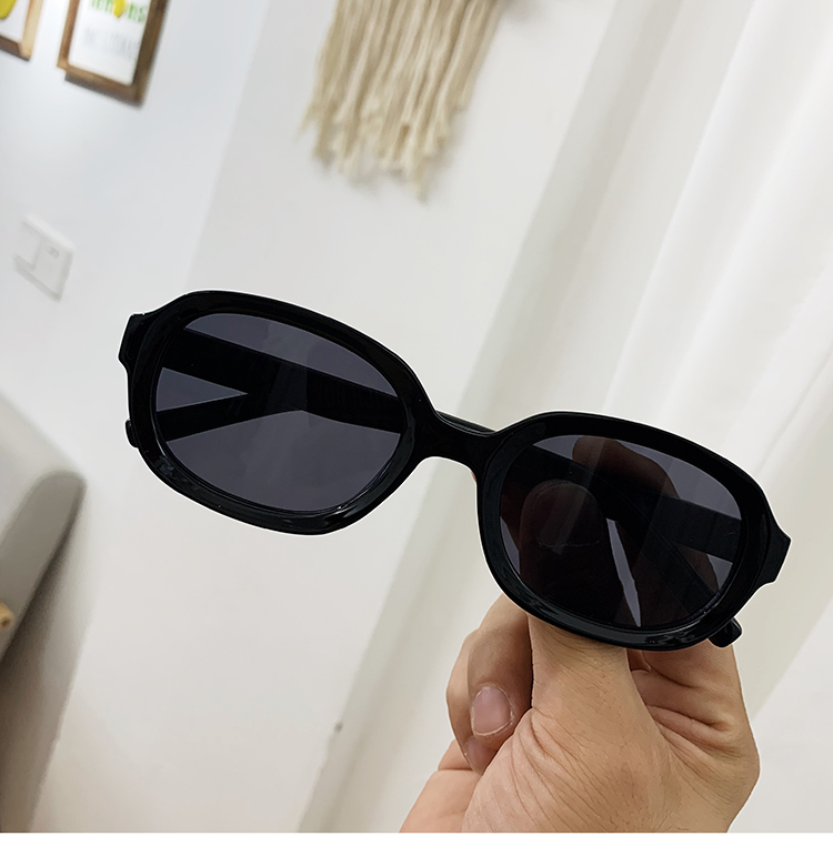 韩国新款夜店蹦迪小框墨镜女原宿复古个性嘻哈潮人男士太阳眼镜 黄框