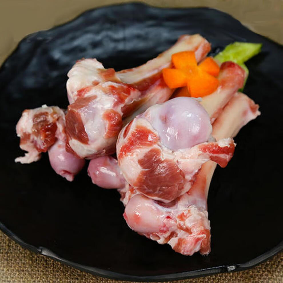 新鲜羊腿骨羊棒骨羔羊骨头煲羊汤食材康如四云多肉羊前腿棒8斤装