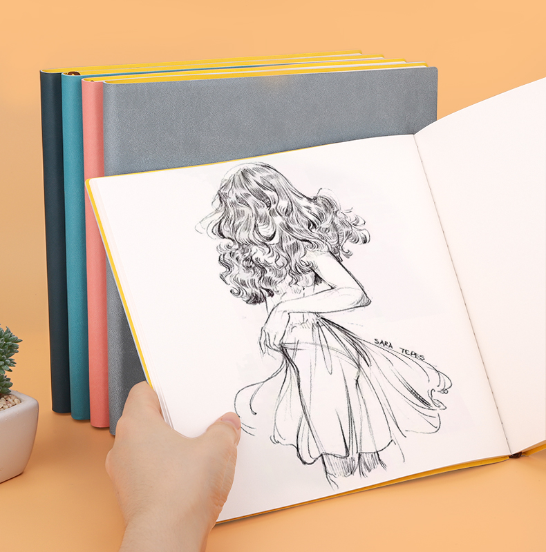 空白速写本美术生用画画纸美术本图画本网格画本格子方格手账本绘画本