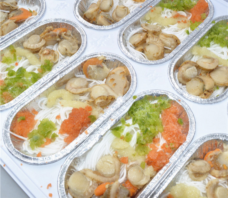 蒜蓉粉丝扇贝620克10枚装锡纸托盘蒜蓉粉丝扇贝肉烧烤食材