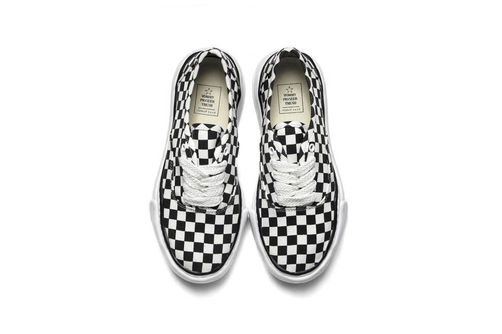 60zrmz 轻奢品牌男鞋mmy 溶解鞋余文乐男士休闲鞋三原康裕黑白格子