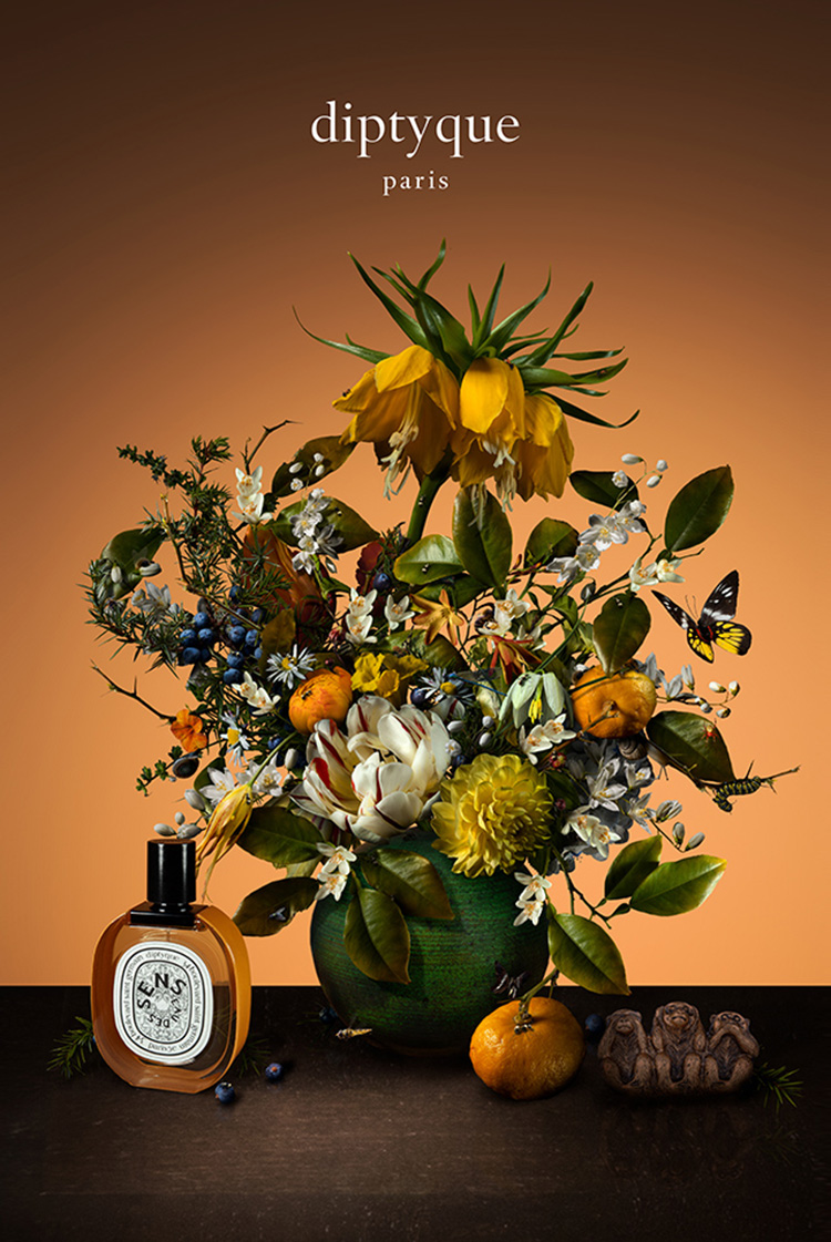 diptyque限量款炫彩版不可思议花束香水100mlolene奥利恩清晨百合100