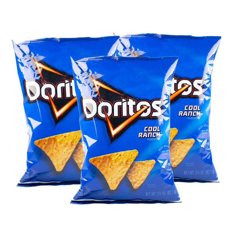 进口 多力多滋(doritos)玉米片非膨化 台版-烟熏烧烤味玉米片198.4g
