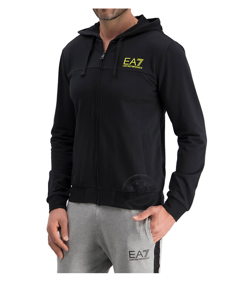 armani阿玛尼男士ea7运动休闲连帽开衫外套3gpm15j05z1554蓝色m