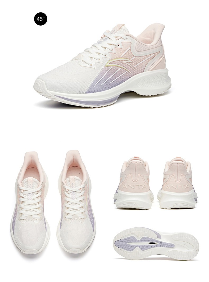 安踏女鞋运动鞋女跑鞋2021夏季新款虫洞科技羚跑步鞋减震耐磨透气跑步