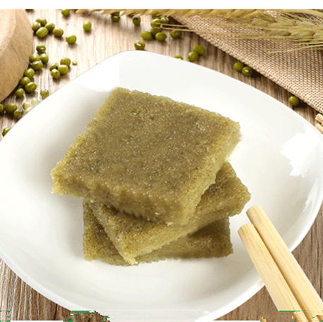 金菜地绿豆糕麻油浸制传统口味纯手工制作端午糕点马鞍山特产黄池