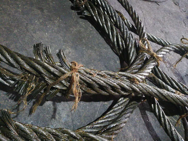 拖车绳拉车绳牵引绳钢丝绳钢缆20吨30吨40吨50吨100吨 手编织钢丝绳