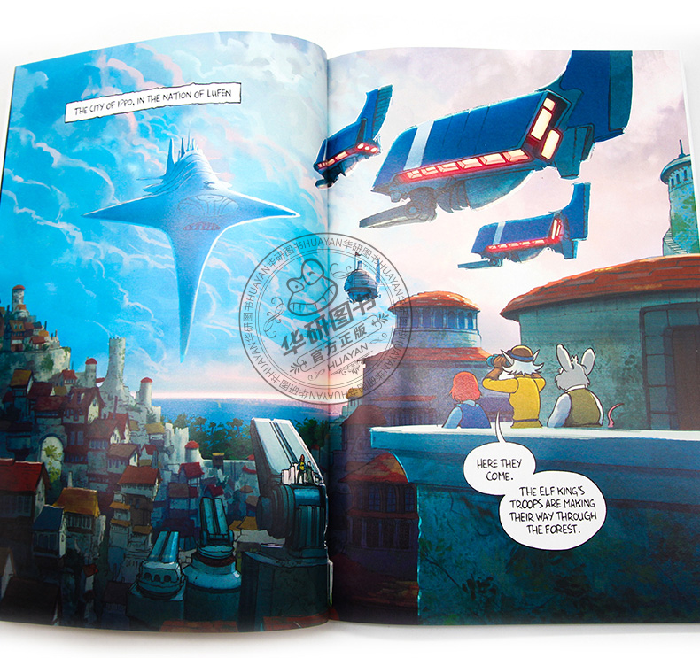 护身符系列木部石18盒装英文原版漫画小说amulet全彩绘本守石人魔石初