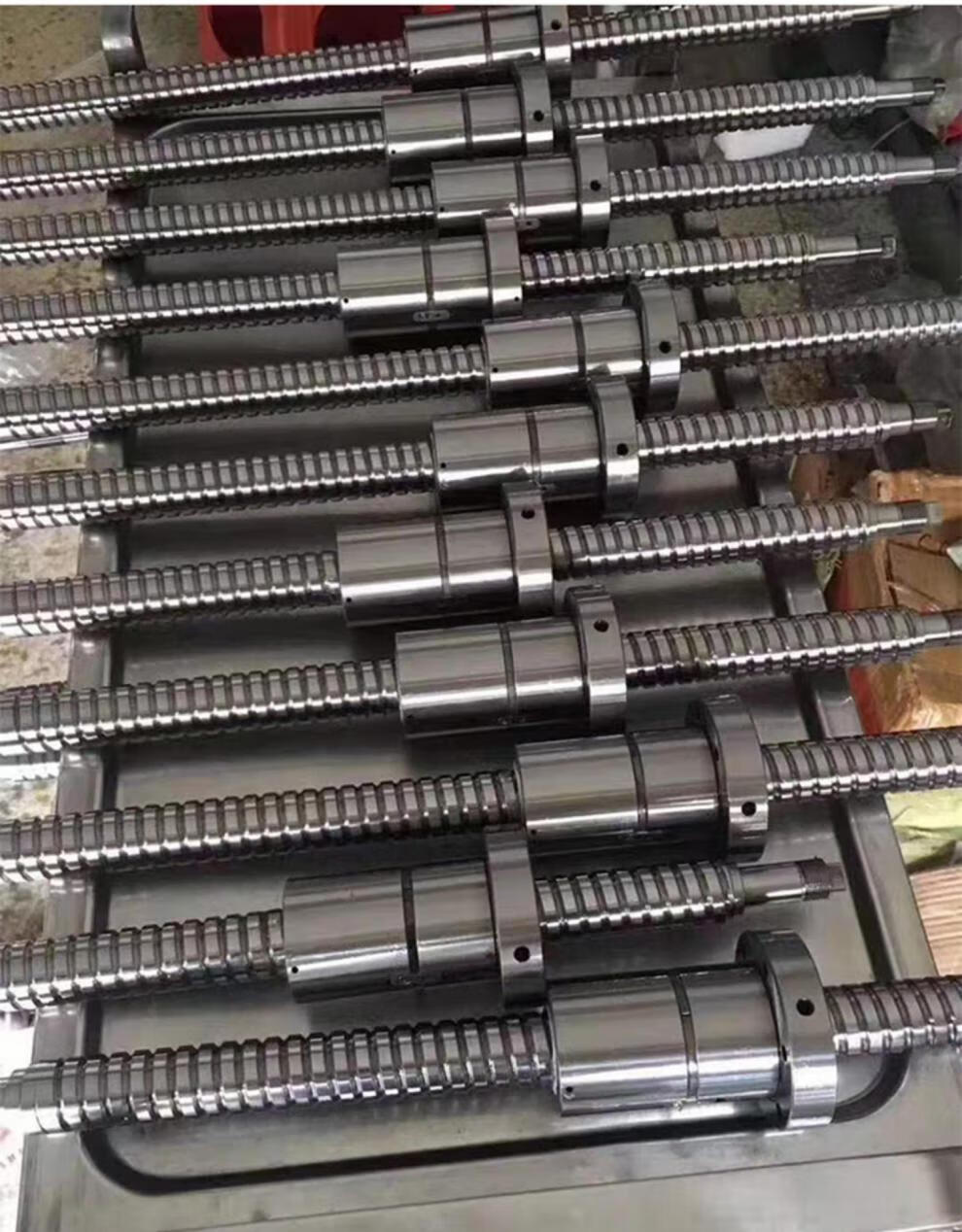 适用滚珠丝杆双螺母磨制数控机床滚珠丝杠加工中心丝杆现货 轧制滚珠