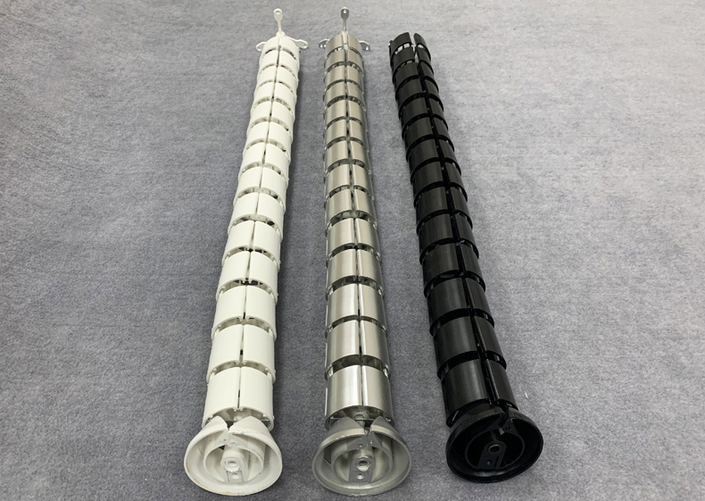 电脑办公桌底圆形蛇形管加厚abs塑料穿线管藏电线收纳整理走线管白色