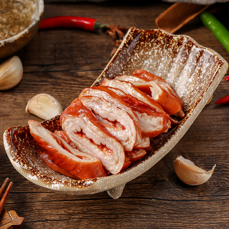 野哥香辣大肠拉丝大肠野哥网红拉丝大肠头肚包脑熟食卤肥肠熟食猪肉肠