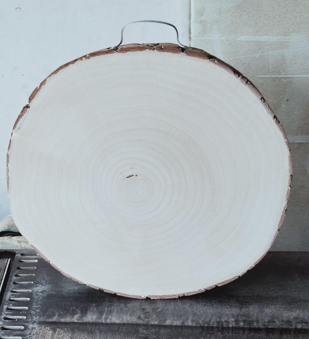 银杏木菜板 银杏木砧板邳州银杏树砧板不掉屑圆菜墩家用白果树刀板整