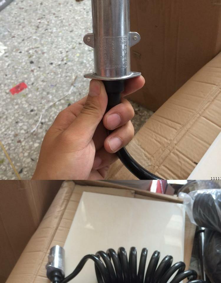 超大圈货车挂车线半挂车连接线7芯螺旋线总成挂车七孔电线七芯线 如图