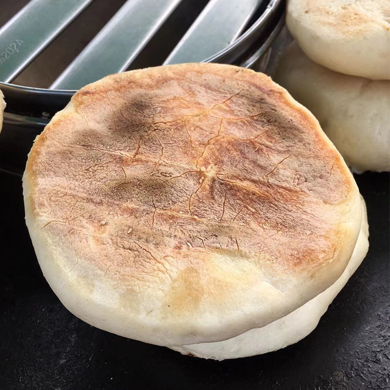 1500g湖北随州特产10个汽水馍掌馍广水发粑气泡馍馍汽巴汽包馍土灶壳