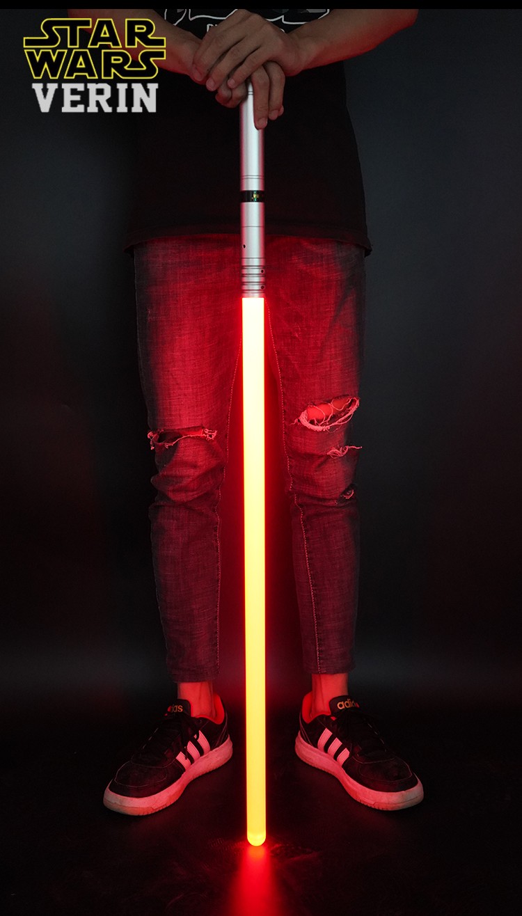 星球大战光剑原力觉醒激光剑绝地武士打光变色光剑金属手柄男孩玩具