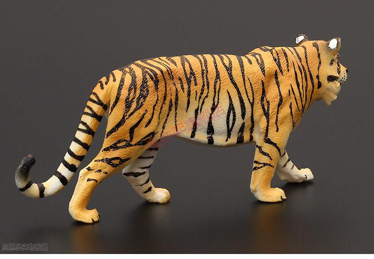 模玩剑齿老虎 儿童仿真动物玩具野生动物模型套装实心大号老虎剑齿虎