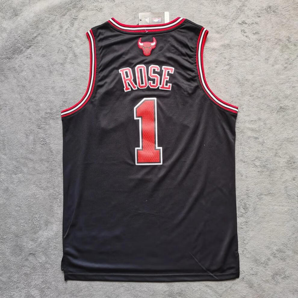 滕讯体育同款罗斯1号球衣公牛23号罗德曼91号复古刺绣背心男女篮球服