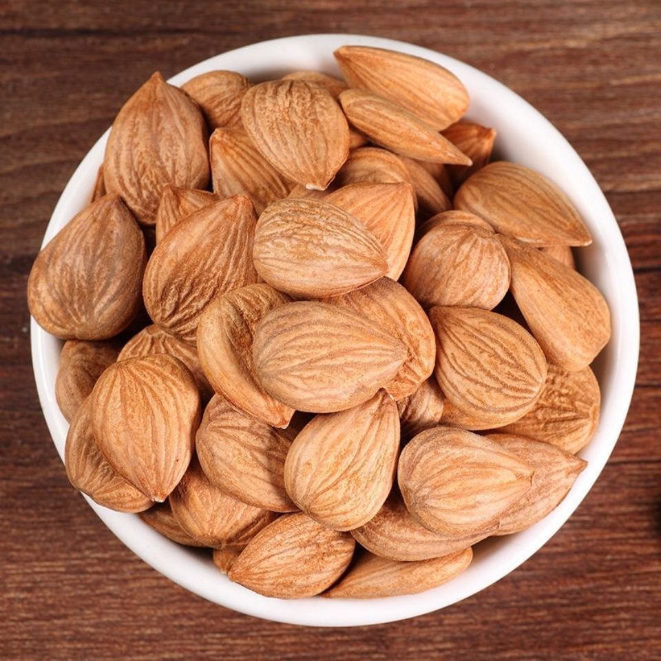 新疆生杏仁 去壳甜.杏仁大扁杏仁 正宗苦杏仁原味杏仁坚果杏仁批发 苦
