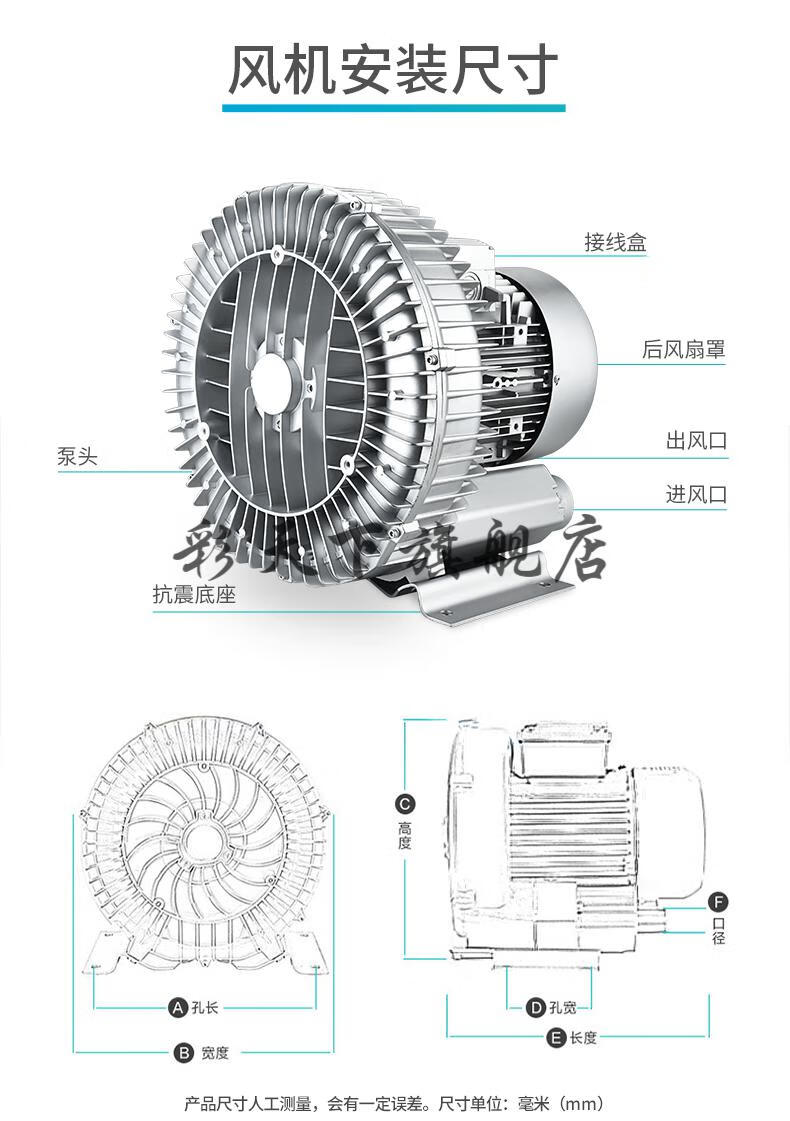 高压漩涡风机结构图图片