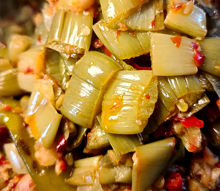 江西特产酸辣芋荷农家自制凉拌开胃爽口下饭菜腌咸菜芋头梗芋苗酸酸辣