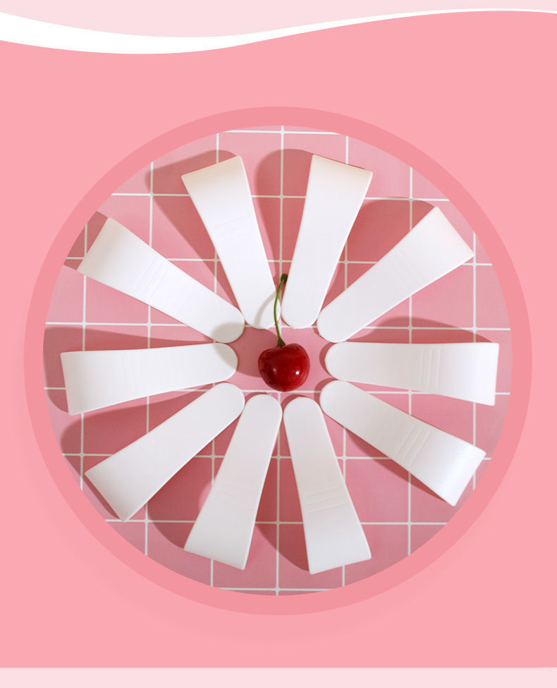 脱毛刮板刮毛板脱毛膏刮板专用脱毛膏刮板单只 脱毛美容刮板刮片 白色