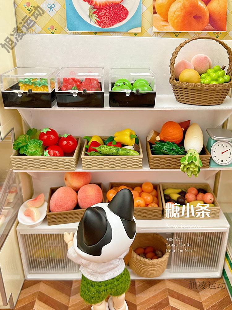 可爱便宜新款网红整套盲盒 便利店mini超市迷你小玩具过家家食玩雪糕