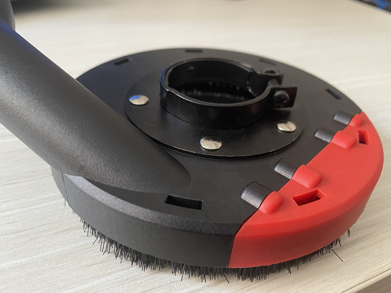 角磨机防尘罩打磨切割罩防护集尘罩石材混凝土手磨机吸尘通用100125型