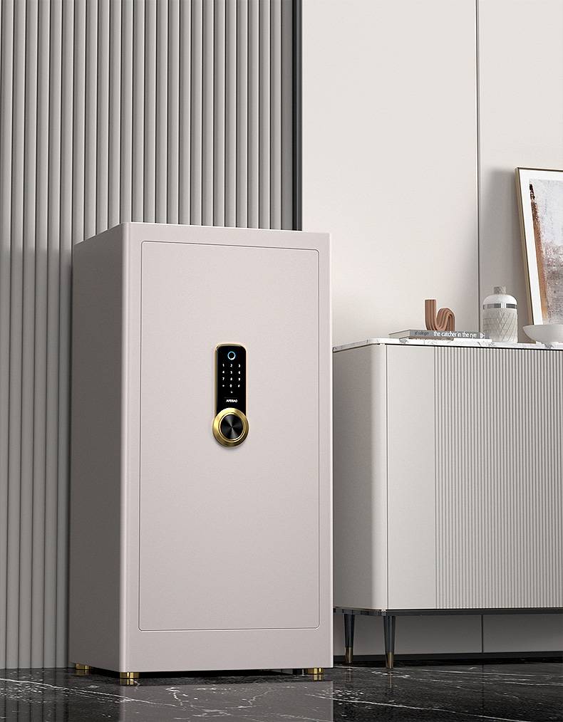 汉伊卫小型指纹密码保险箱艾斐堡保险柜家用小型指纹密码高端防盗全钢