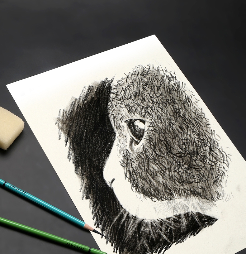 8k素描纸初学者美术生专用画画纸4k水粉纸4开画纸8开速写纸八开水粉