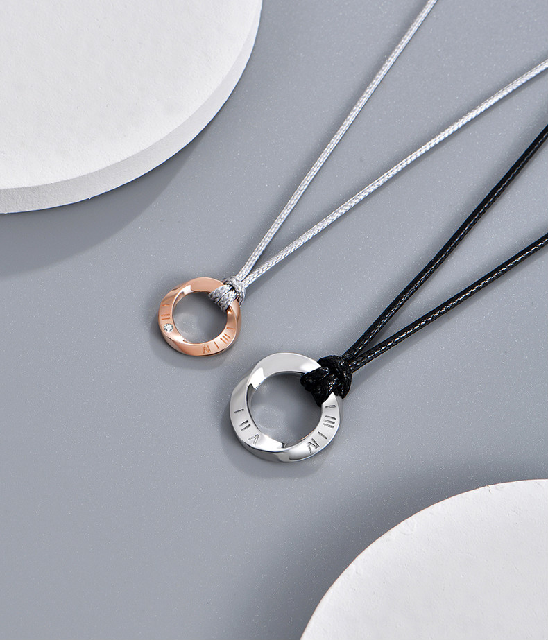 莫比乌斯情侣项链【图片 价格 品牌 报价】-京东