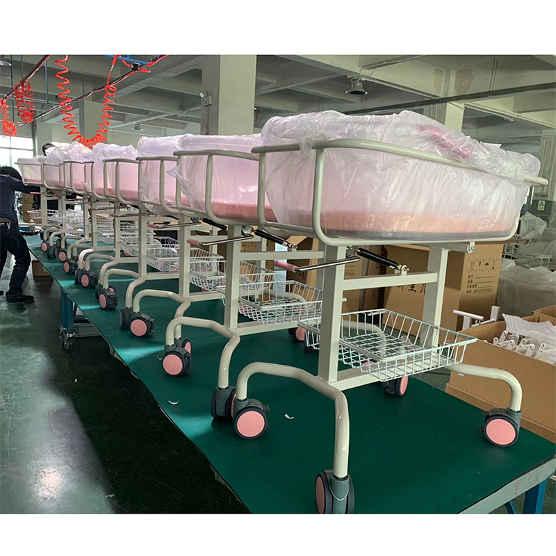 月子中心婴儿床医院婴儿床月子中心婴儿车透明防溢奶新生小床会所婴儿