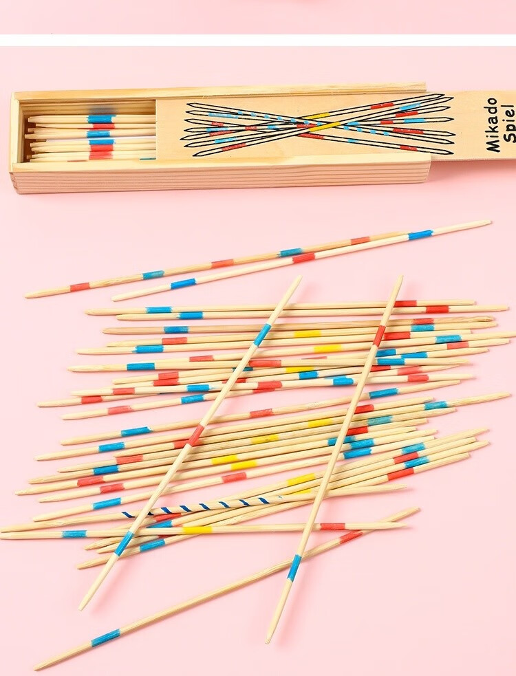 80后怀旧聚会桌游挑挑棒经典抽竹签玩具多人小学生棒棒注意力儿时木棍