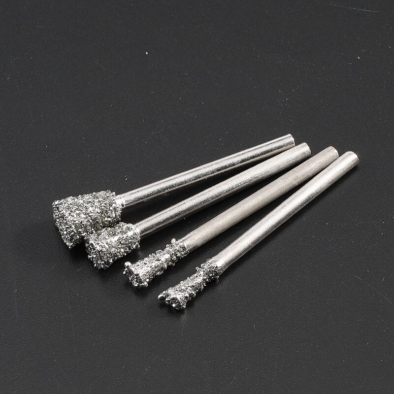 玉石去皮打磨开窗工具金刚石磨头粗砂磁砂金刚石打磨头翡翠去皮磁砂c7