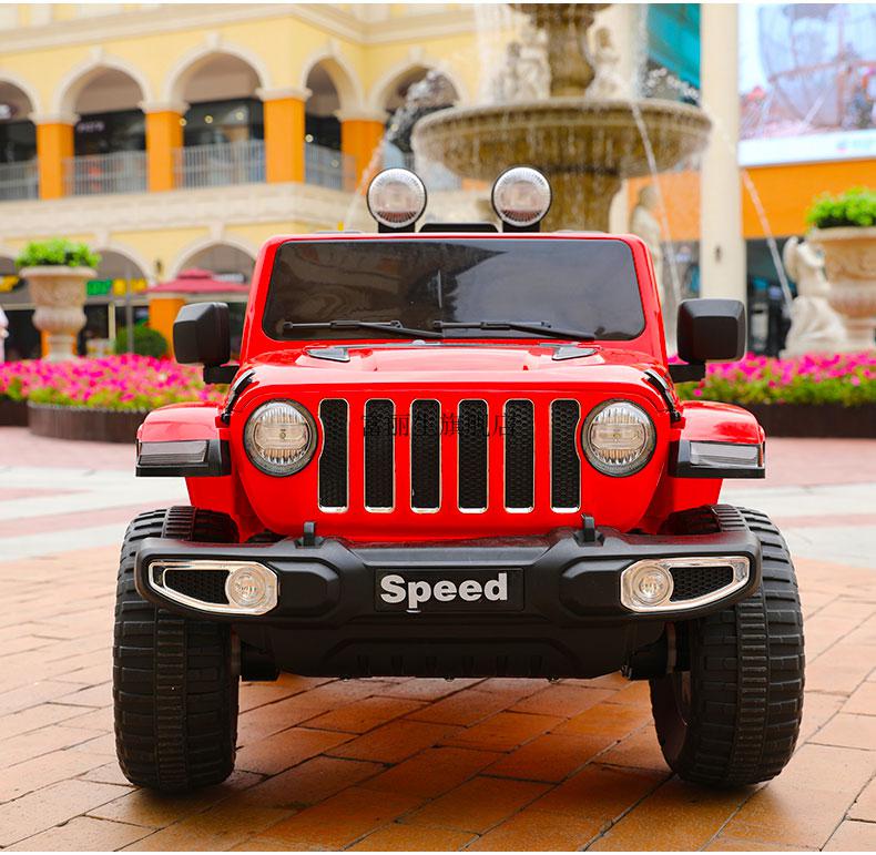 2022全新升级款 牧马人儿童电动车四轮汽车玩具车儿童车电动宝宝遥控