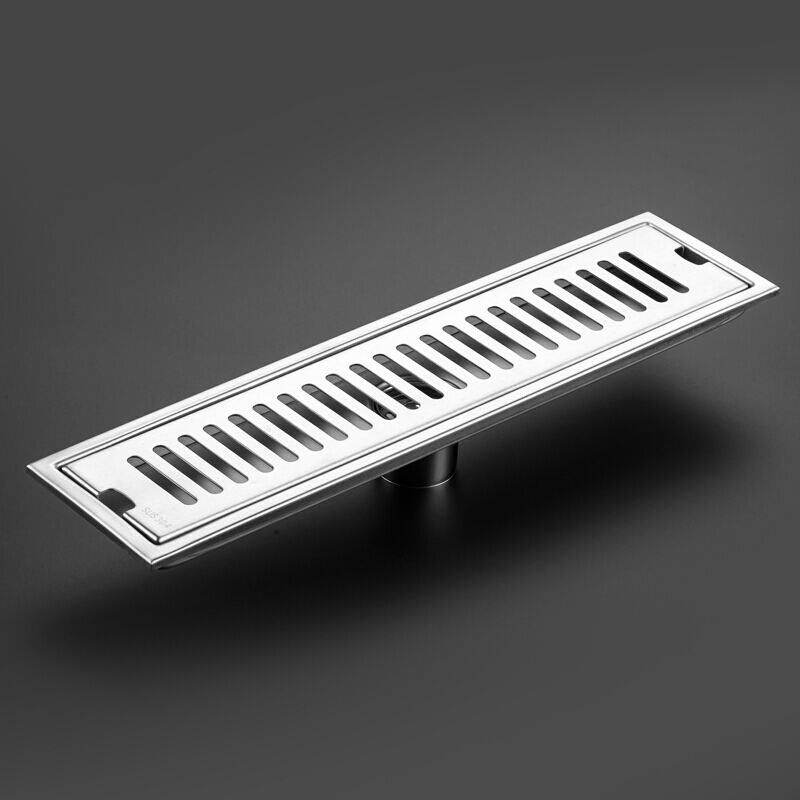 ha304不锈钢长地漏条形地漏侧排水大排量工程酒店地漏阳台花园 40厘米