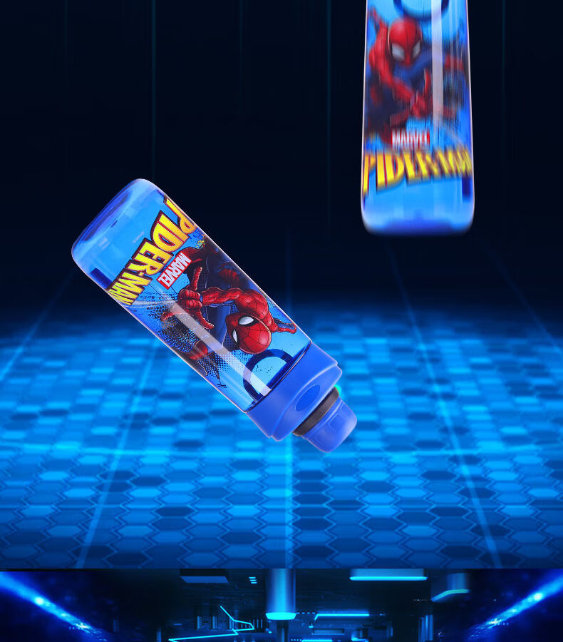 迪士尼儿童水杯中小学生男女运动便携水壶大容量防摔夏季塑料杯子