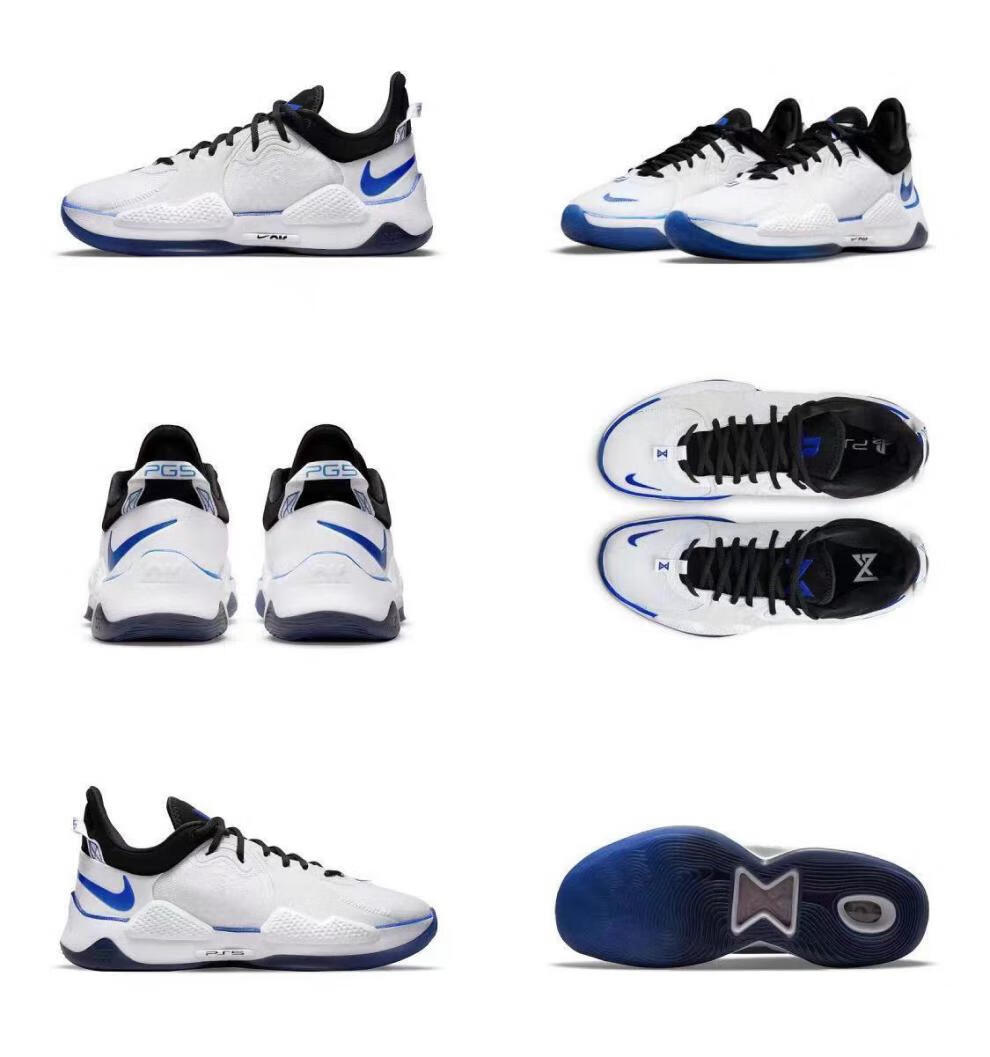 纯原新款泡椒pg5 保罗乔治5代篮球鞋 男女实战减震气垫学生透气运动鞋