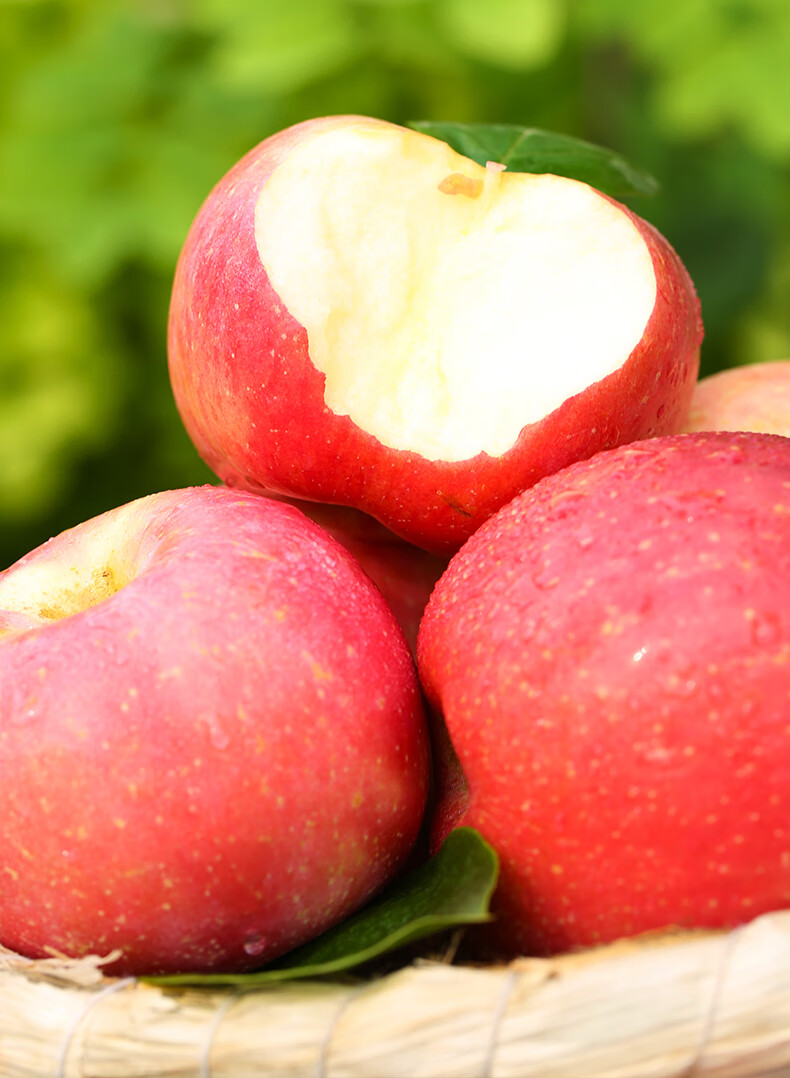 陕西洛川红富士苹果脆甜多汁时令新鲜孕妇水果生鲜苹果整箱 80