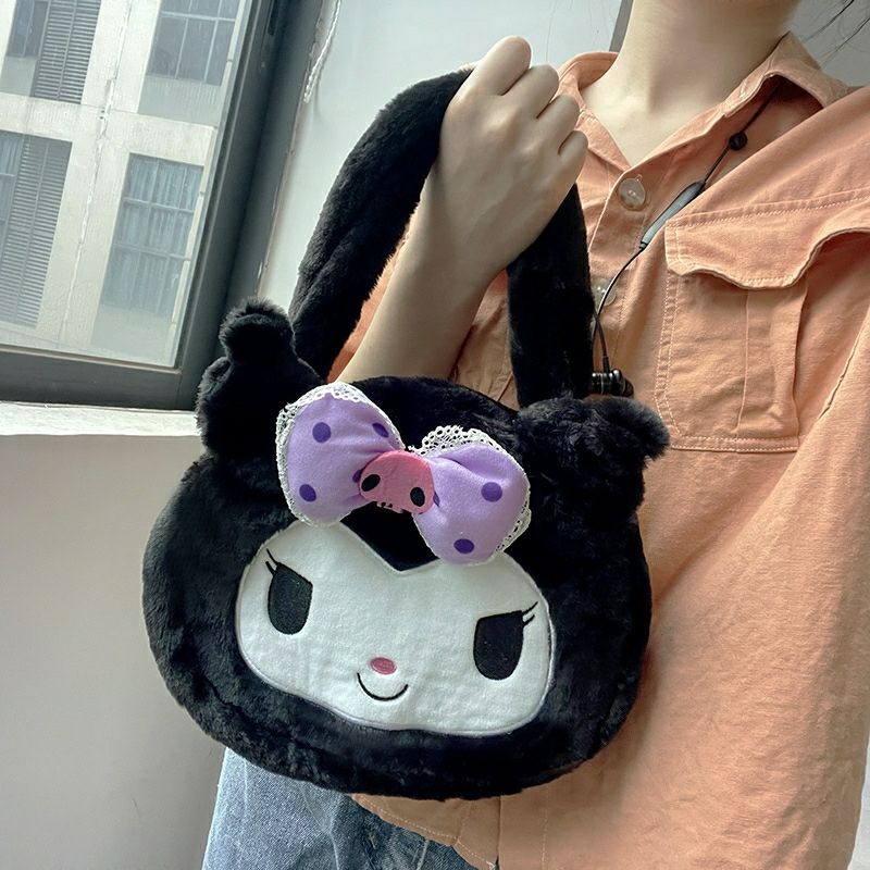 洛丽塔包包玉桂狗毛绒包包女日系洛丽塔lolita可爱少女心手提jk小挎包