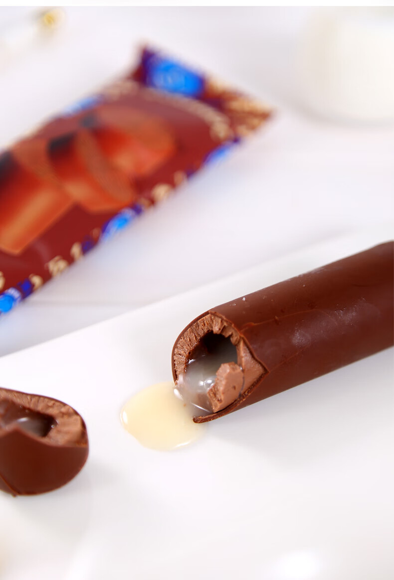 2支 俄罗斯海象奶罐炼乳流心巧克力冰淇淋80g 超厚巧克力脆皮雪糕